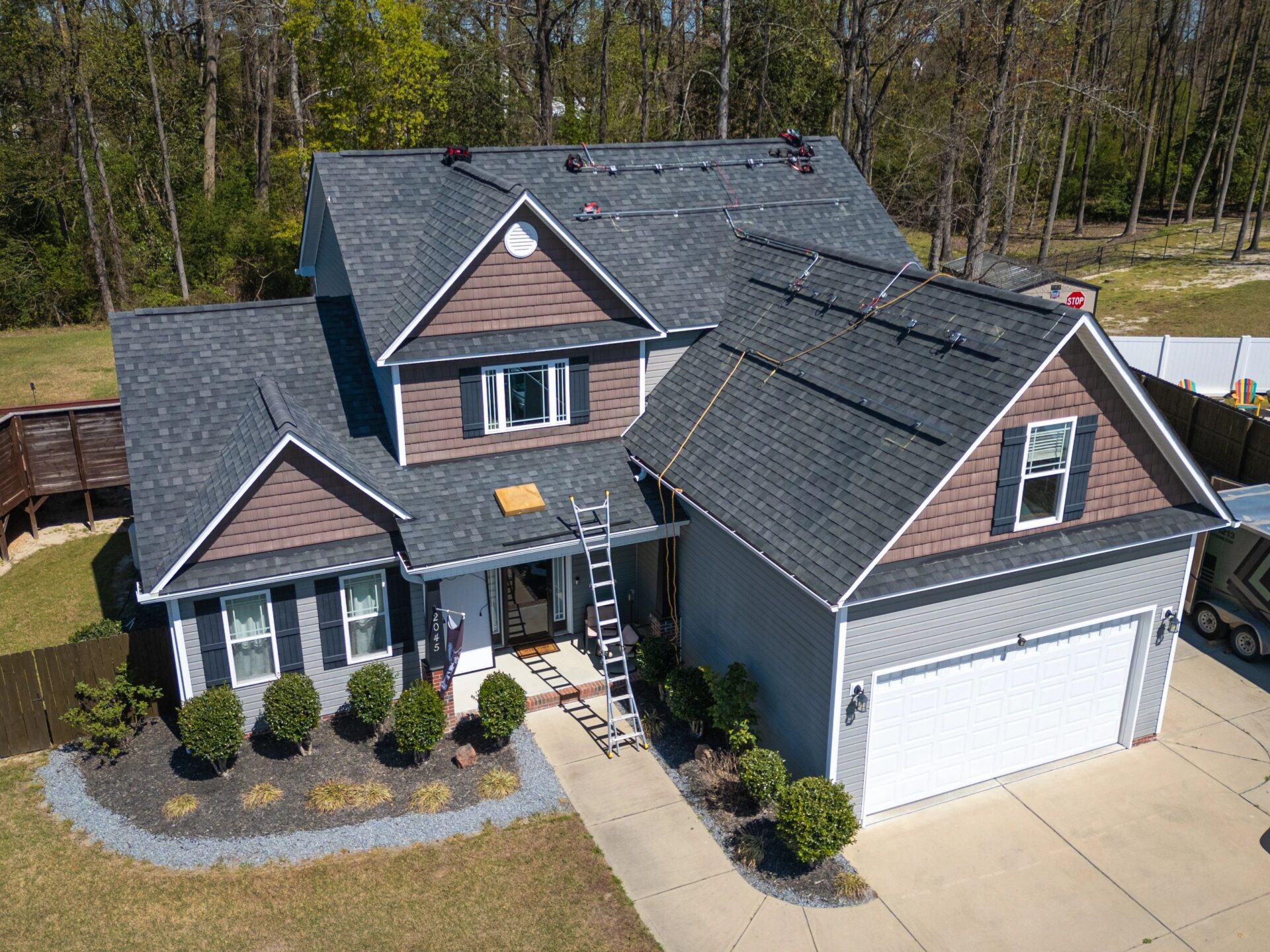 Roof repair and coating image for Alief TX commercial and apartment roofing services