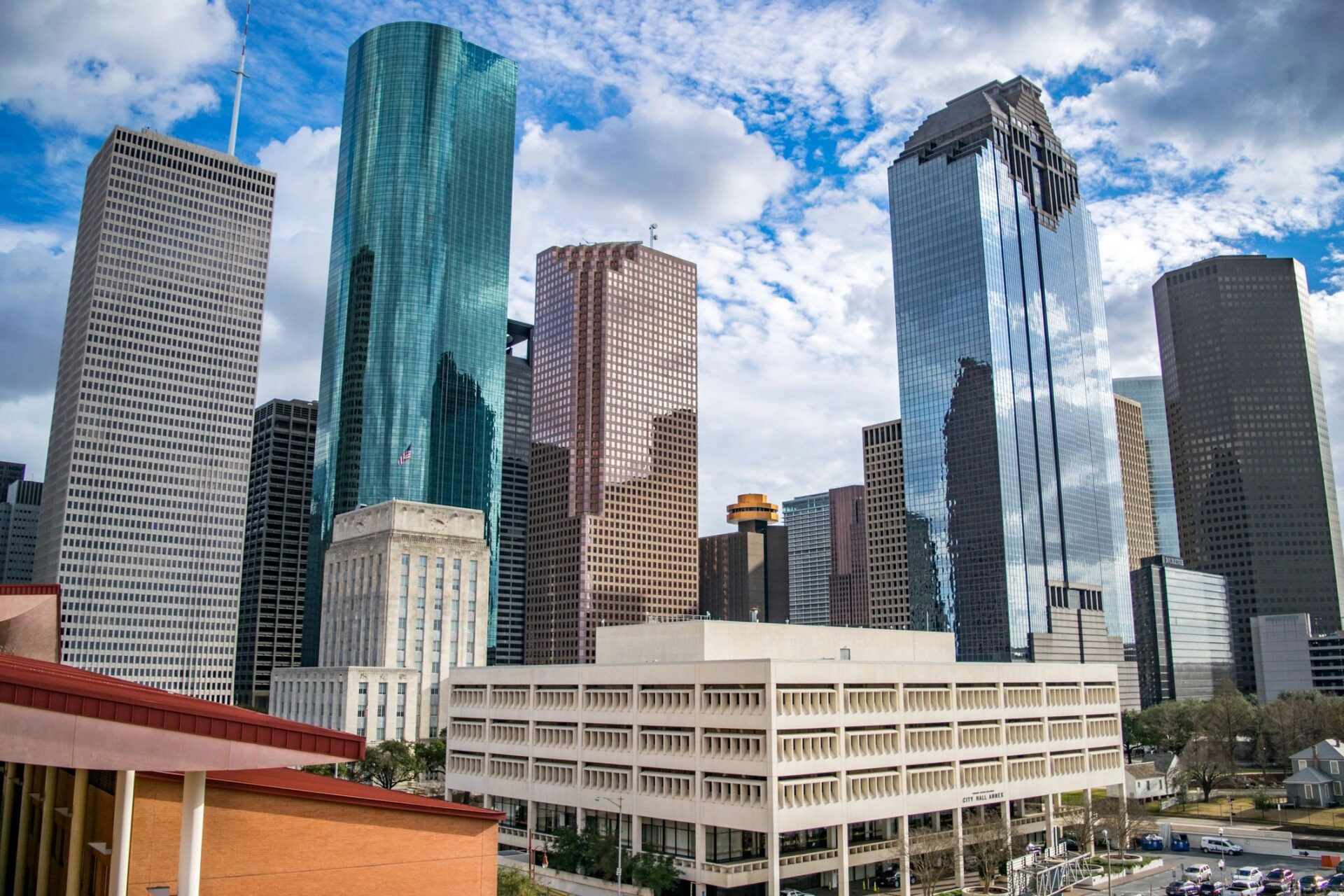 Commercial roofing crew on Houston TX roof for US ROOF