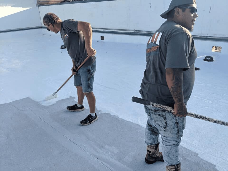 Roof coatings project detail